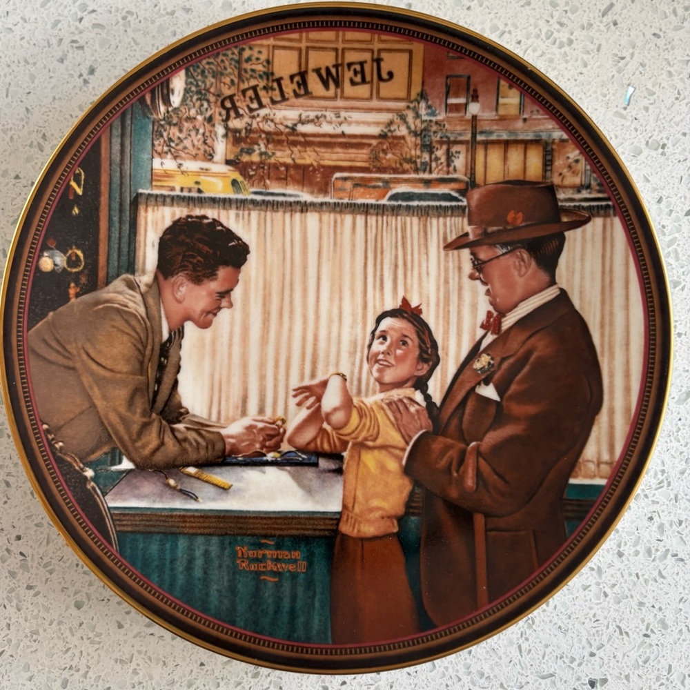 Norman Rockwell “A Time to Keep” Collector Plate – Knowles Fine China